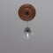 Ekena Millwork Cole PVC Ceiling Medallion (Fits Canopies up to 5 1/8"), Bright Coat Copper, 19"OD x 3 1/2"ID x 1"P CMP19COBCO - alternate 8